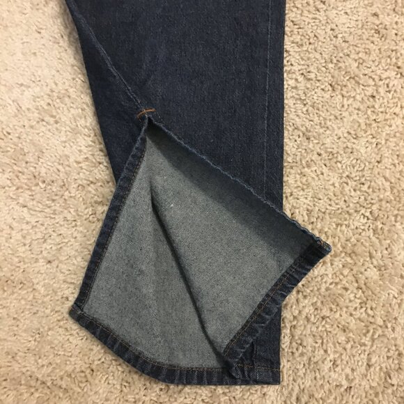 GAP Navy Blue Side-Slit 100% Cotton Capris - Picture 9 of 15